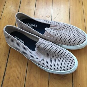 Women's Sperry Seaside Sneaker Blush, Size 10